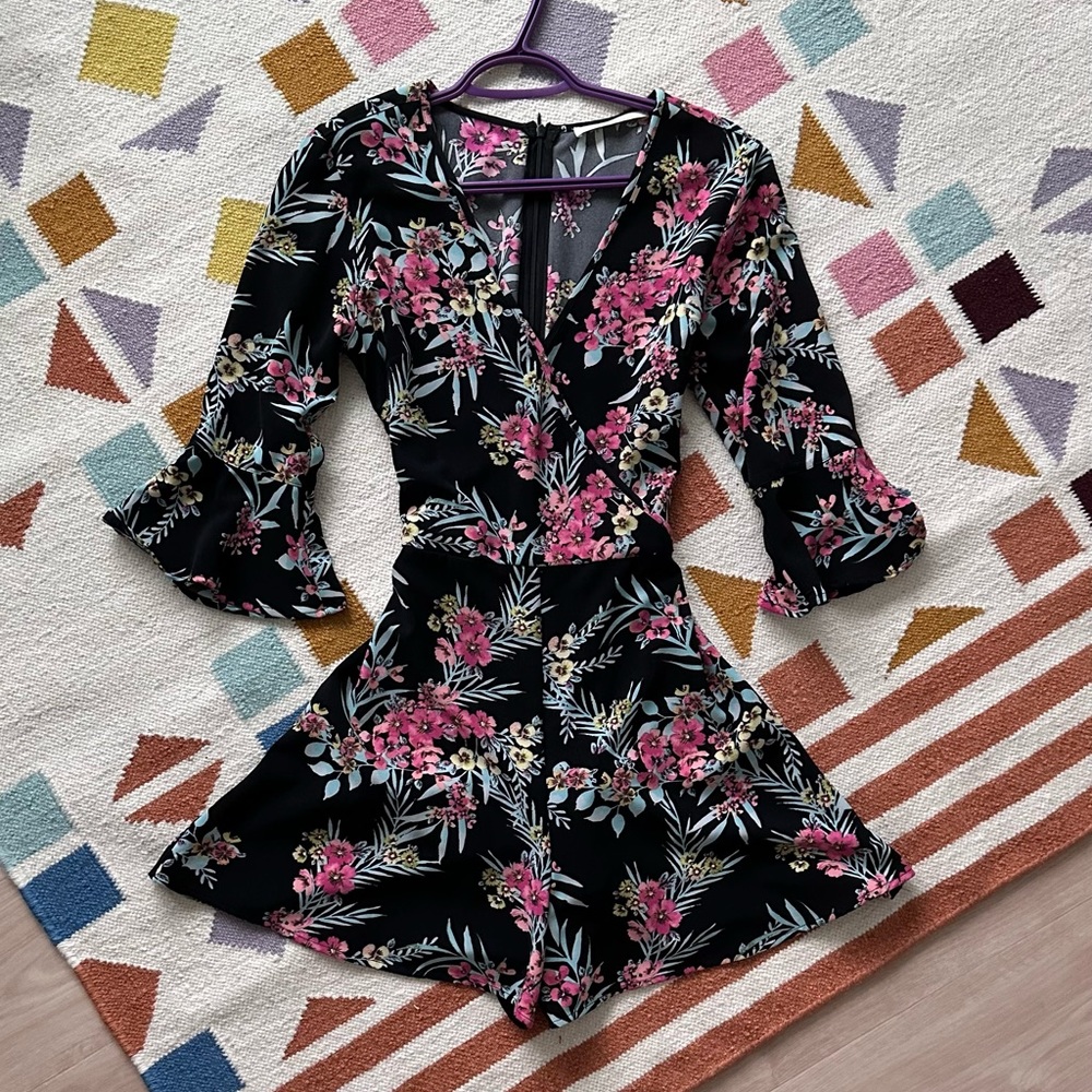 Gaudi floral romper playsuit